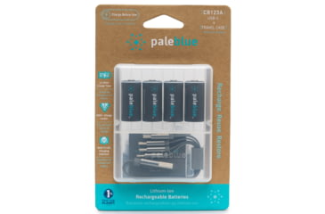 Image of Pale Blue Earth CR123 Rechargeable Lithium Ion Batteries Pack, 860006270766