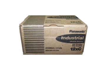 Image of Panasonic Alkaline C Cell - 12 Piece box of Batteries LR14XWAC
