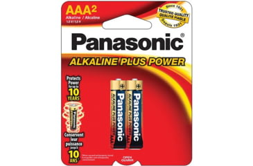 Image of Panasonic Alkaline Plus Power Aa 2-pk AM-3PA/B2