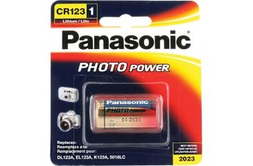 Image of Panasonic Lithium Cr123a 1 Pack CR-123APA/1B
