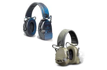 Image of Peltor Comtac Electronic Headset MILITARY GREEN w/ Microphone Mounting Post MT15H68FB-03