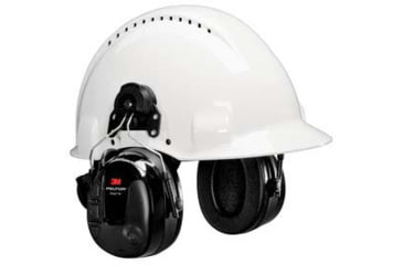 Image of PELTOR Protac III Hard Hat Attached Headset, Black, MT13H221P3E