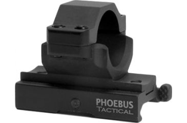 Image of Phoebus Heavy Duty Quick Release 25mm Picatinny Rail Mount, Black, Small PGM-25QRHD