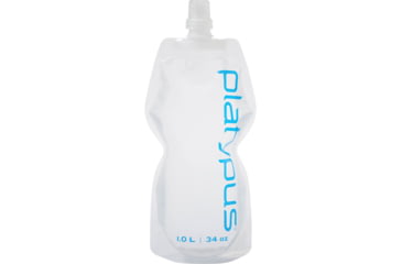 Image of Platypus SoftBottle With Push-Pull Cap, Logo Blue, 1 L, 11527