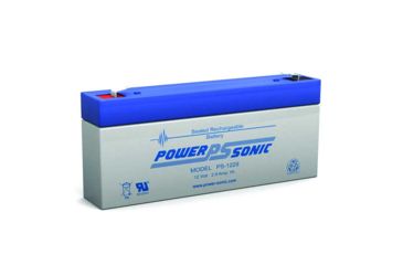 Image of Power Sonic 12V 2.9Ah Sealed Lead Acid Battery, Blue/Gray PS1229
