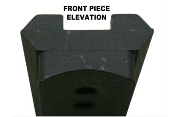 Image of Precision Reflex Remington 700 2-Piece Tactical Base, Extra High, Black, 02-216-03