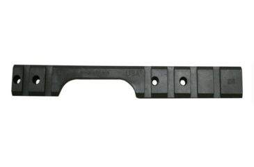 Image of Precision Reflex Remington 700 S.A. 7In Steel Base, Cut Out Over The Action, Black, 02-216-04