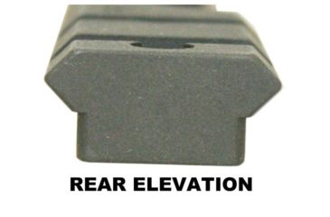 Image of Precision Reflex Savage S.A. 7in Steel Base, Black, 02-176-01