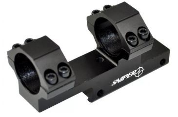 Image of Sniper .22 Dovetail Scope Mount Integral Cantilever Rings, Black, AG-25EX38