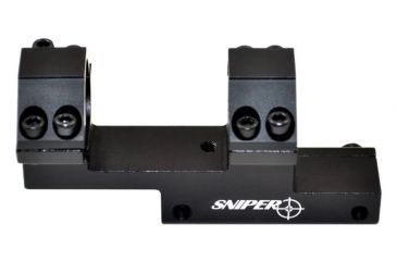 Image of Sniper .22 Dovetail Scope Mount Integral Cantilever Rings, Black, AG-25EX38