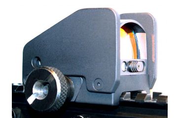 Image of Pride Fowler Industries Guarded Picatinny Rail Mount, Black, RR306