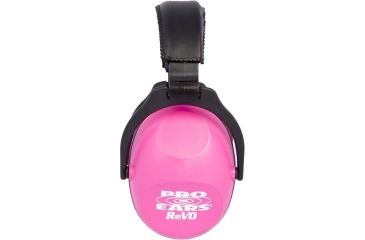 Image of Pro Ears ReVo 26 Passive Hearing Protection Earmuffs, Neon Pink PE-26-U-Y-001