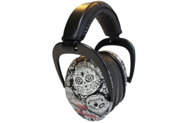 Image of Pro Ears ReVO Electronic Passive Ear Muffs, Skulls, ER300-SK