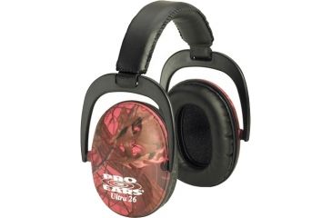 Image of Pro-Ears Ultra Passive 26 Shooting Hearing Protection Headsets - Pink RealTree Camo