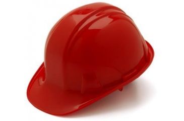 Image of Pyramex 4 Point Red Hard Hat HP14020