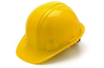 Image of Pyramex 4 Point Yellow Hard Hat HP14030