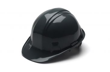 Image of Pyramex Black Standard Shell 4-Point Ratchet Suspension Helmet HP14111