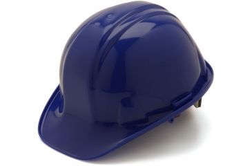 Image of Pyramex Cap Style 4 Point Ratchet Suspension Hard Hat - Blue HP14160