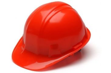 Image of Pyramex Cap Style 4 Point Snap Lock Suspension Hard Hat - Hi Vis Orange HP14041
