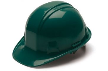 Image of Pyramex Cap Style 6 Point Ratchet Suspension Hard Hat - Green HP16135