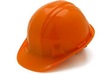 Image of Pyramex Cap Style 6 Point Ratchet Suspension Hard Hat - Orange HP16140, Single Pack