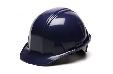 Image of Pyramex Dark Blue Standard Shell 4 Point Ratchet Suspension Helmet HP14165