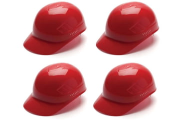 Image of Pyramex Ridgeline Bump Cap,Red, Pack of 4