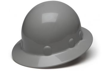 Image of Pyramex Sleek Shell Full Brim 4 Point Ratchet Suspension Hard Hat - Gray HPS24112
