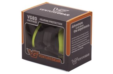 Image of Pyramex VentureGear PM8031 Ear Muffs NRR 26db Hi-Viz Lime Green Boxed