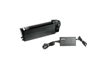 Image of QuietKat 48V 11.6ah Lithium Ion Bike Battery and Charger, Black, One Size Fits Most, 18QKM48V