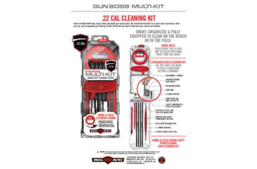 Image of Real Avid Gun Boss Cleaning Multi-Kit, .22cal, AVGBMK22