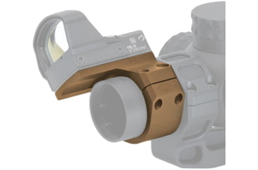 Image of Reptilia ROF-SAR for Leupold DPP, 30mm, Type III Hardcoat Anodized, FDE Anodized, 100-148