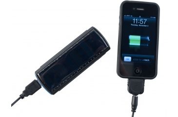 Image of Ripa Deluxe Solar Battery Charger Flashlight - Charger In Use