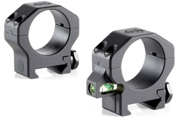 Image of Ruffs Precision Manufacturing Precision Co-Linear Bubble Level 30mm Riflescope Ring, Low - .885, Set of 2, Black, CLR-30885