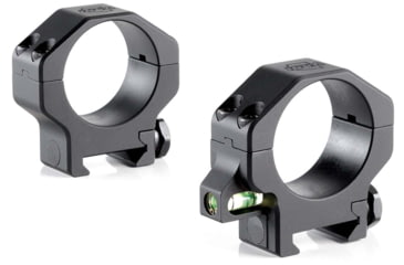 Image of Ruffs Precision Manufacturing Precision Co-Linear Bubble Level 34mm Riflescope Ring, Medium - 1, Set of 2, Black, CLR-34100