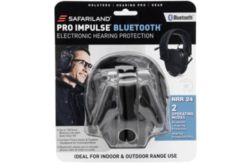 Image of Safariland Pro Impulse Hearing Protection Muff Bluetooth, Black, 1102978