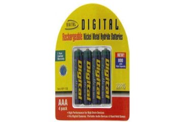 Image of Sakar 4 AAA NiMh Batteries 900 mAh BP-1150