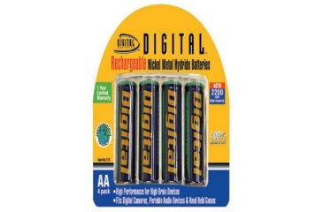 Image of Sakar 4 AA NiMh Batteries 2500 mAh BP-1275R