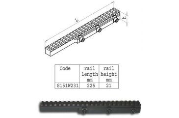 Image of Sako Sako Trg High Picatinny Rail 225mm Long S151w231