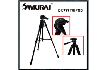 Image of SAMURAI DX999 Black Aluminum Light Weight Tripod, Black, DX999