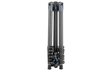 Image of SAMURAI Outdoor-X Carbon 4-Section Carbon Fiber Compact w/Ball Head Travel Tripod, Black, OUTDOORX
