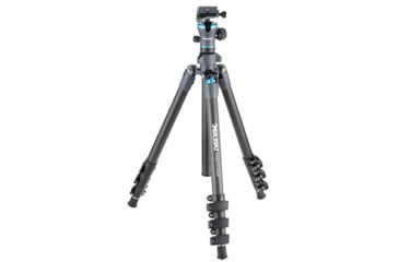 Image of SAMURAI Outdoor-X Carbon 4-Section Carbon Fiber Compact w/Ball Head Travel Tripod, Black, OUTDOORX