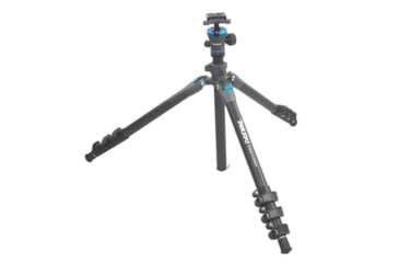 Image of SAMURAI Outdoor-X Carbon 4-Section Carbon Fiber Compact w/Ball Head Travel Tripod, Black, OUTDOORX