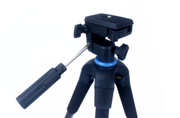 Image of EDEMO SAMURAI Traveller Outdoor 9000 w/ Pan/Tilt Head Tripod, Black, TVM9000, EDEMO1