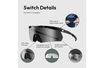 Image of Shellshock Protection Premium Eye &amp; Ear Combo Protective Ear Muffs