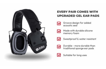 Image of Shellshock Protection Ultimate Eyes &amp; Ears Combo Protective Ear Muffs