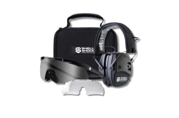 Image of Shellshock Protection Ultimate Eyes &amp; Ears Combo Protective Ear Muffs