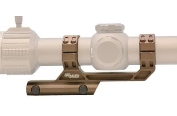Image of SIG SAUER ALPHA-MSR Scope Mounts, 34mm, 1.535in Height, Coyote, SOA20017