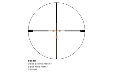 Image of SIG SAUER Tango6 10x42mm Rifle Scope 30mm Tube, Second Focal Plane, Black, Digital Ballistic Reticle, MOA, SOK18BDX02