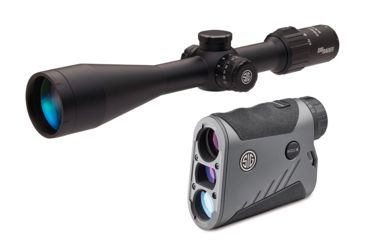 Image of SIG SAUER BDX Combo Kit 6.5-20X52mm Rifle Scope, 30mm Tube, Second Focal Plane, Circle Reticle, MOA, Graphite, w/KILO1600BDX Laser Rangefinder, SOK16BDX05
